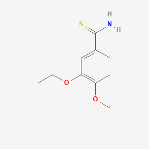molecular formula C11H15NO2S B1336208 3,4-二乙氧基苯并噻酰胺 CAS No. 60759-00-4
