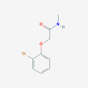 molecular formula C9H10BrNO2 B1336217 2-(2-溴苯氧基)-N-甲基乙酰胺 CAS No. 863411-69-2