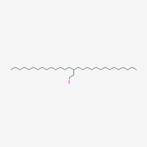 molecular formula C31H63I B13362170 15-(2-Iodoethyl)nonacosane 