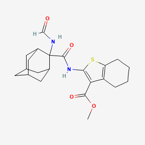 Methyl 2-({[2-(formylamino)-2-adamantyl]carbonyl}amino)-4,5,6,7-tetrahydro-1-benzothiophene-3-carboxylate