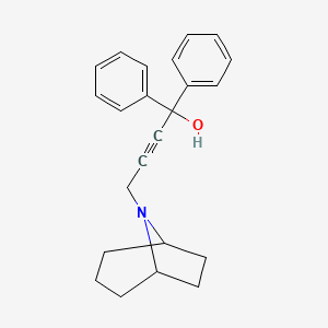 4-(8-Azabicyclo[3.2.1]oct-8-yl)-1,1-diphenylbut-2-yn-1-ol