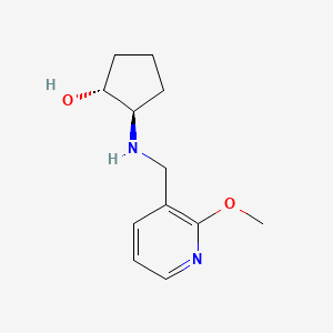 (1R,2R)-2-(((2-Methoxypyridin-3-yl)methyl)amino)cyclopentan-1-ol