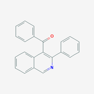 molecular formula C22H15NO B133623 苯基-(3-苯基异喹啉-4-基)甲酮 CAS No. 149081-58-3
