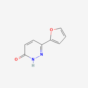 molecular formula C8H6N2O2 B1336230 6-(呋喃-2-基)吡哒嗪-3(2H)-酮 CAS No. 38530-07-3