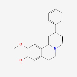 9,10-dimethoxy-2-phenyl-1,3,4,6,7,11b-hexahydro-2H-pyrido[2,1-a]isoquinoline