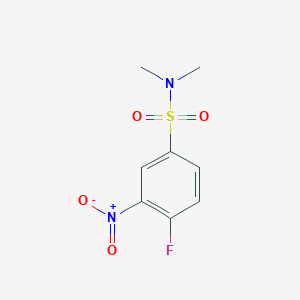 B1336246 4-fluoro-N,N-dimethyl-3-nitrobenzene-1-sulfonamide CAS No. 61324-91-2