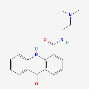 molecular formula C18H19N3O2 B13362470 4-Acridinecarboxamide, 9,10-dihydro-N-(2-(dimethylamino)ethyl)-9-oxo- CAS No. 103554-58-1