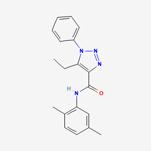 N-(2,5-dimethylphenyl)-5-ethyl-1-phenyl-1H-1,2,3-triazole-4-carboxamide