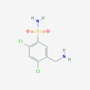 5-(Aminomethyl)-2,4-dichlorobenzenesulfonamide