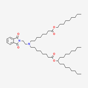 Heptadecan-9-yl 8-((2-(1,3-dioxoisoindolin-2-yl)ethyl)(8-(nonyloxy)-8-oxooctyl)amino)octanoate