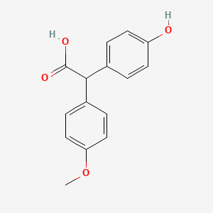 molecular formula C15H14O4 B13362576 (4-Hydroxyphenyl)(4-methoxyphenyl)acetic acid 