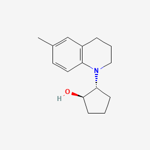 Rel-(1R,2R)-2-(6-methyl-3,4-dihydroquinolin-1(2H)-yl)cyclopentan-1-ol