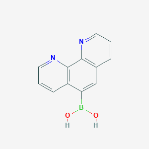 molecular formula C12H9BN2O2 B13362643 (1,10-Phenanthrolin-5-yl)boronic acid CAS No. 1258867-75-2