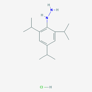 molecular formula C15H27ClN2 B13362655 (2,4,6-Triisopropylphenyl)hydrazine hydrochloride 