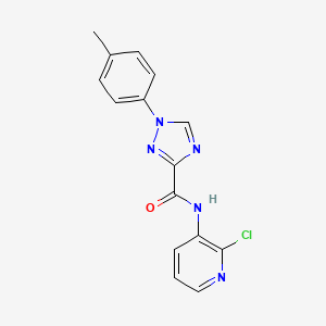 N-(2-chloro-3-pyridinyl)-1-(4-methylphenyl)-1H-1,2,4-triazole-3-carboxamide