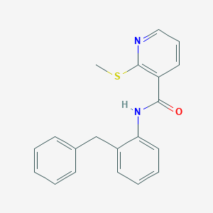 N-(2-Benzylphenyl)-2-(methylthio)nicotinamide