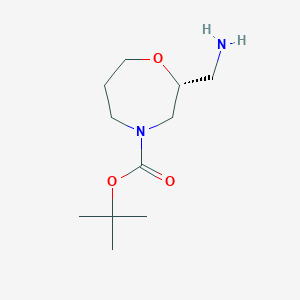 (R)-tert-Butyl 2-(aminomethyl)-1,4-oxazepane-4-carboxylate