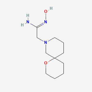 N'-Hydroxy-2-(1-oxa-8-azaspiro[5.5]undecan-8-yl)acetimidamide