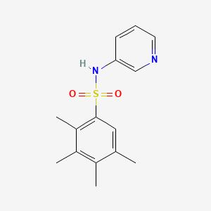 2,3,4,5-tetramethyl-N-(3-pyridinyl)benzenesulfonamide