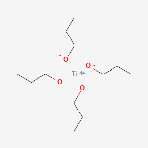molecular formula C12H28O4Ti B1336289 四丙氧基钛 CAS No. 3087-37-4