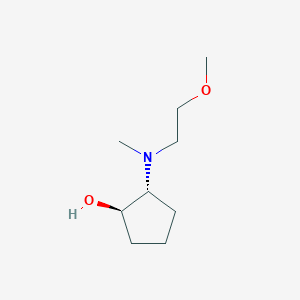 (1R,2R)-2-((2-Methoxyethyl)(methyl)amino)cyclopentan-1-ol