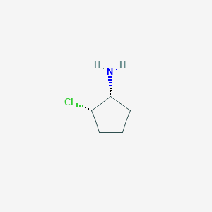 Rel-(1R,2S)-2-chlorocyclopentan-1-amine