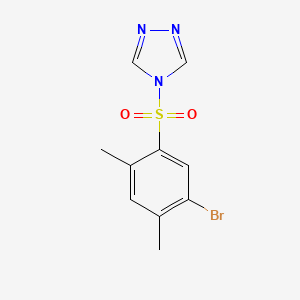 4-[(5-bromo-2,4-dimethylphenyl)sulfonyl]-4H-1,2,4-triazole