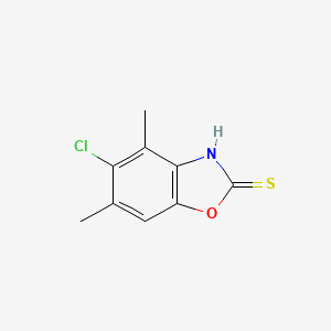 5-Chloro-4,6-dimethyl-1,3-benzoxazole-2-thiol