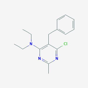 molecular formula C16H20ClN3 B1336323 (5-苄基-6-氯-2-甲基-嘧啶-4-基)-二乙基胺 CAS No. 500156-07-0