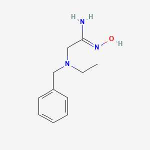 2-(Benzyl(ethyl)amino)-N'-hydroxyacetimidamide