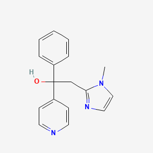 2-(1-methyl-1H-imidazol-2-yl)-1-phenyl-1-(4-pyridinyl)ethanol