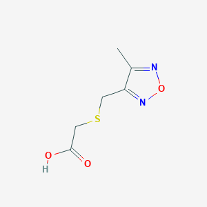 molecular formula C6H8N2O3S B1336326 (4-甲基-呋喃-3-基甲硫基)-乙酸 CAS No. 876715-34-3
