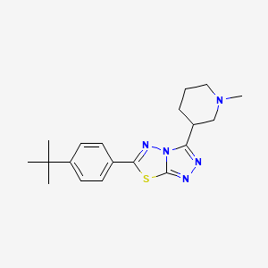 6-(4-Tert-butylphenyl)-3-(1-methyl-3-piperidinyl)[1,2,4]triazolo[3,4-b][1,3,4]thiadiazole