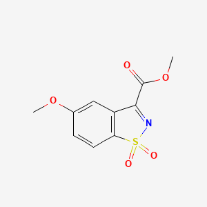 Methyl 5-methoxybenzo[d]isothiazole-3-carboxylate 1,1-dioxide