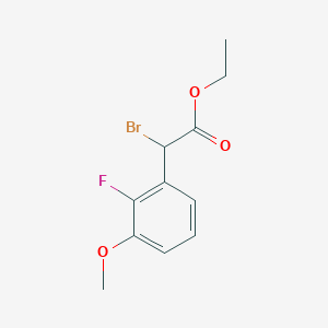 Ethyl 2-bromo-2-(2-fluoro-3-methoxyphenyl)acetate