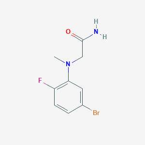 2-((5-Bromo-2-fluorophenyl)(methyl)amino)acetamide