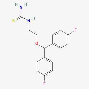 N-{2-[bis(4-fluorophenyl)methoxy]ethyl}thiourea