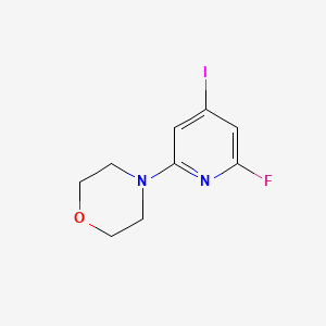 4-(6-Fluoro-4-iodopyridin-2-yl)morpholine