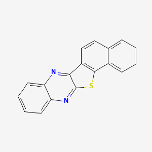 12-thia-3,10-diazapentacyclo[11.8.0.02,11.04,9.014,19]henicosa-1(13),2,4,6,8,10,14,16,18,20-decaene