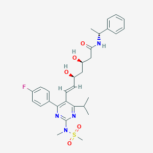 (3R,5S,E)-7-(4-(4-Fluorophenyl)-6-isopropyl-2-(N-methylmethylsulfonamido)pyrimidin-5-yl)-3,5-dihydroxy-N-((R)-1-phenylethyl)hept-6-enamide