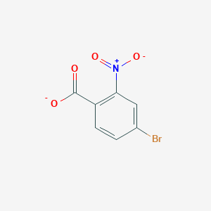 molecular formula C7H3BrNO4- B13363513 4-Bromo-2-nitrobenzoate 