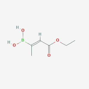 (Z)-(4-Ethoxy-4-oxobut-2-en-2-yl)boronic acid