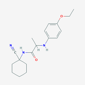 N-(1-Cyanocyclohexyl)-2-((4-ethoxyphenyl)amino)propanamide