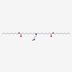 molecular formula C36H71NO5 B13363544 Dinonyl 8,8'-((2-hydroxyethyl)azanediyl)dioctanoate 