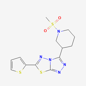 3-[1-(Methylsulfonyl)-3-piperidinyl]-6-(2-thienyl)[1,2,4]triazolo[3,4-b][1,3,4]thiadiazole