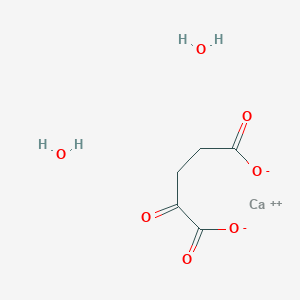 molecular formula C5H8CaO7 B13363612 Calcium 2-oxopentanedioate dihydrate 