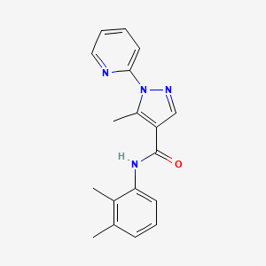 N-(2,3-dimethylphenyl)-5-methyl-1-(2-pyridinyl)-1H-pyrazole-4-carboxamide