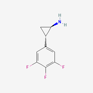 (1R,2S)-2-(3,4,5-Trifluorophenyl)cyclopropan-1-amine