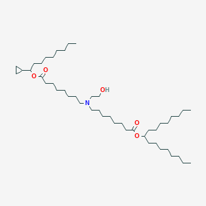 1-Cyclopropylnonyl 8-((8-(heptadecan-9-yloxy)-8-oxooctyl)(2-hydroxyethyl)amino)octanoate
