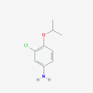molecular formula C9H12ClNO B1336381 3-氯-4-异丙氧基苯胺 CAS No. 5211-04-1